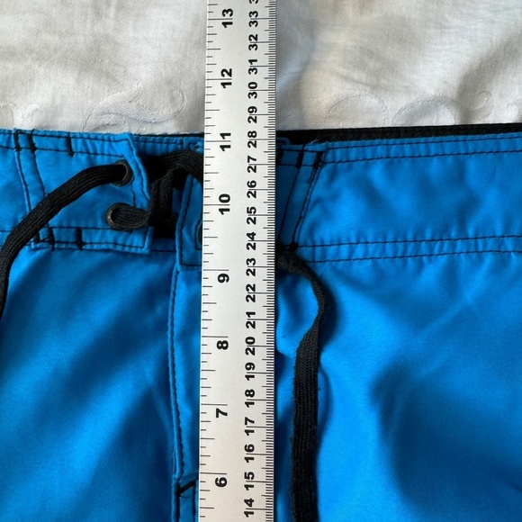 O'Neill Men's Blue/Black Board Swimming‎ Trunks Size 32 Surf Sand Beach Pool - Picture 8 of 11